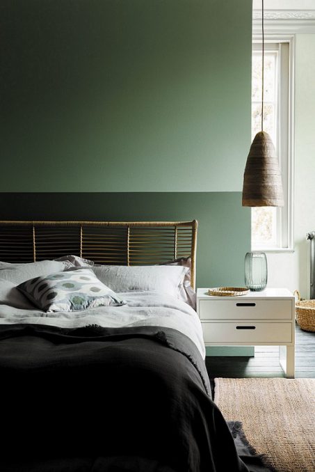 Couleur chambre verte