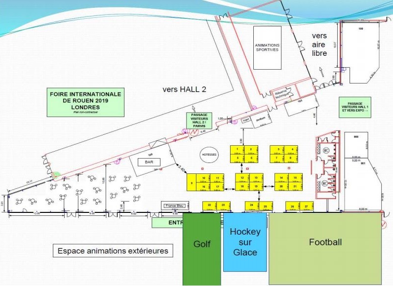 Plan foire de Rouen